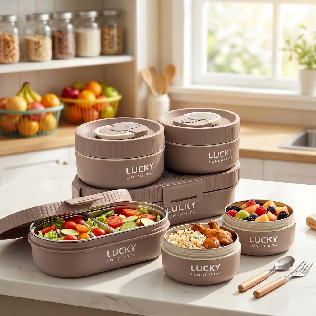 Meal Prep Or Prep Meal - 304 roestvrijstalen bentobox, thermische lunchboxset, voedselbewaarcontainer,