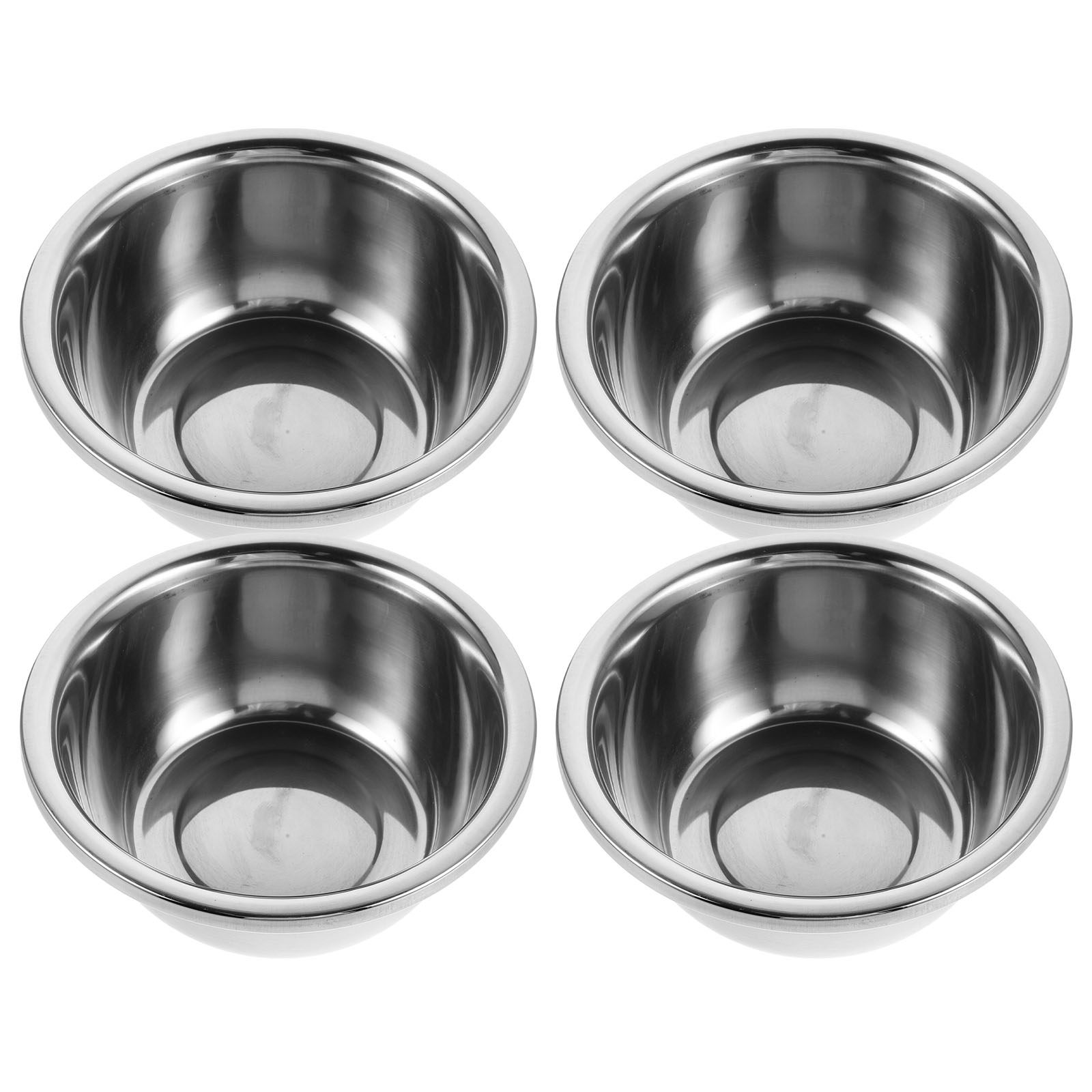 Meal Prep Bowl - Set van 4 stevige roestvrijstalen mengkommen